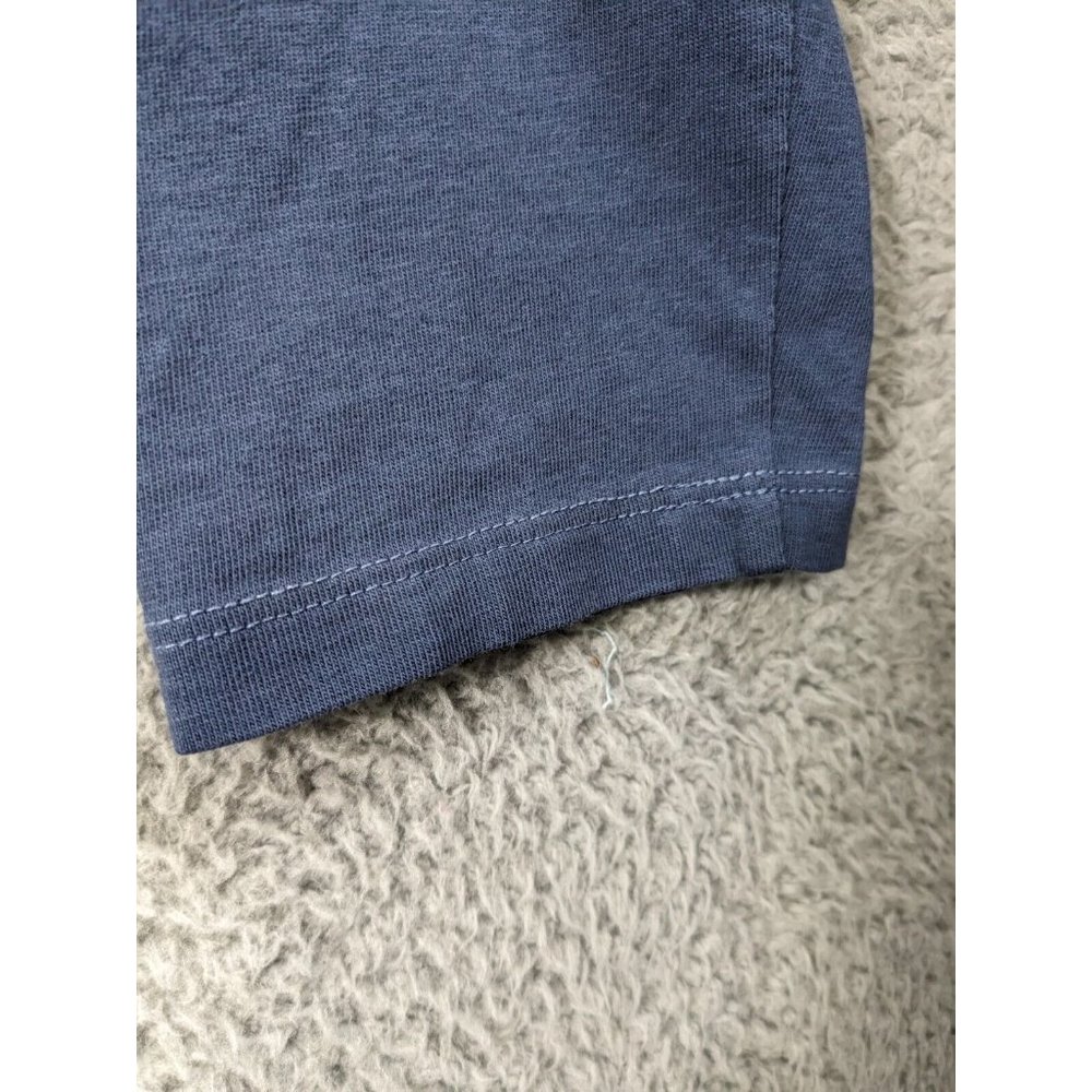 Life is Good Shirt XXL Crusher Long Sleeve T V Neck Fox Wildlife is Good Blue - Picture 12 of 13